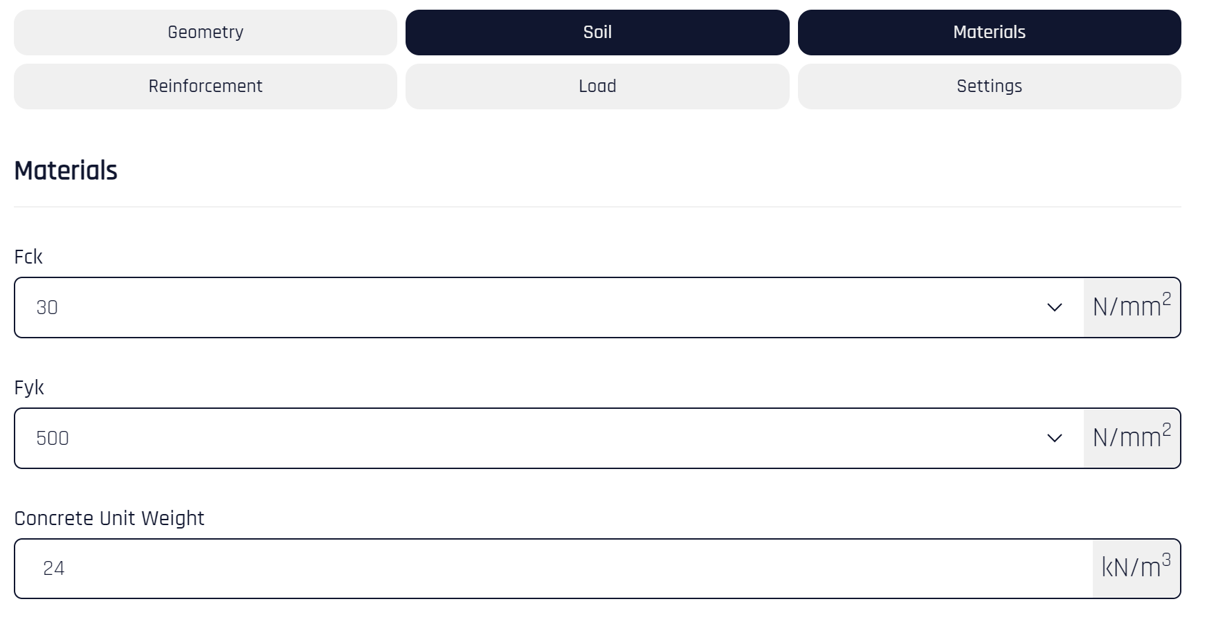 Foundation Calcs Validation